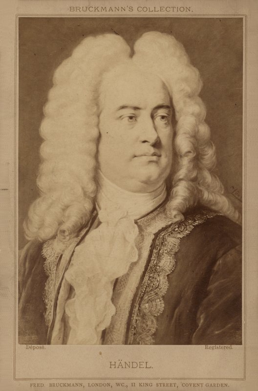 Portræt af Georg Friedrich Händel af English School