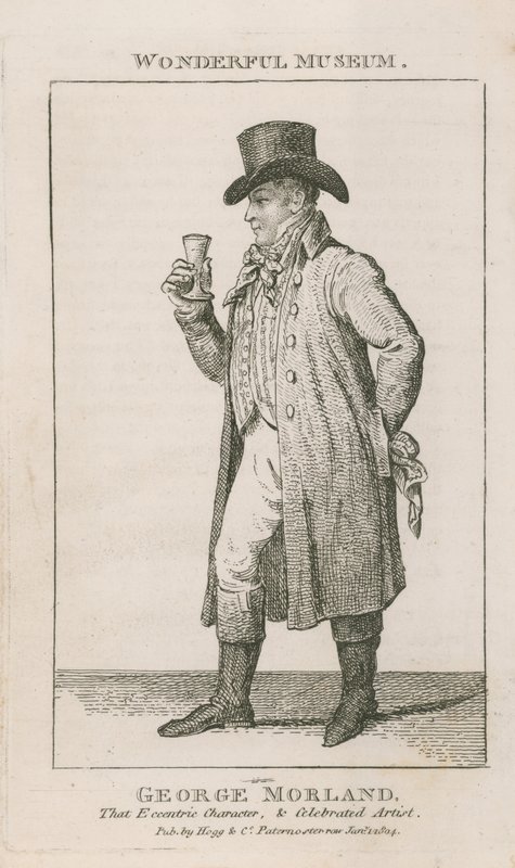 Portræt af George Morland af English School