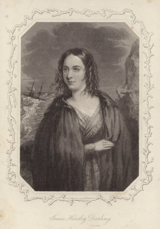 Portræt af Grace Horsley Darling af English School