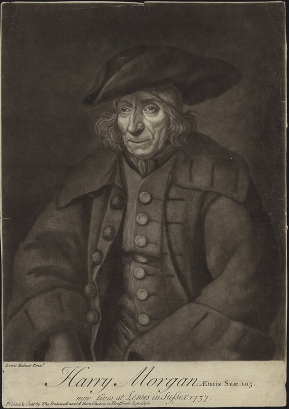 Portræt af Harry Morgan af English School