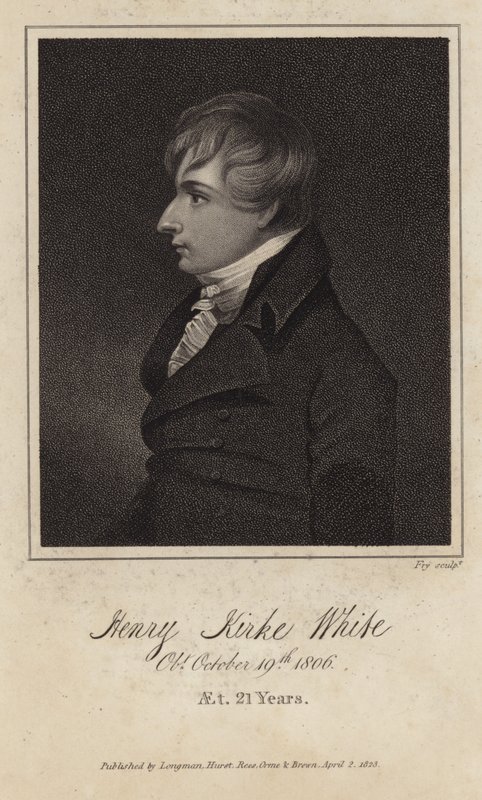Portræt af Henry Kirke White af English School