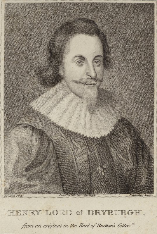 Portræt af Henry Lord of Dryburgh af English School