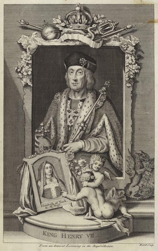Portræt af Henrik VII af England af English School