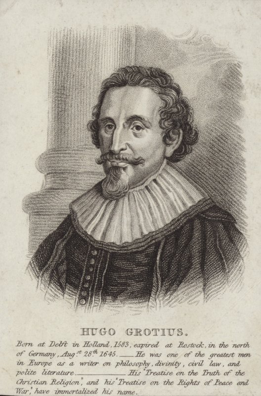 Portræt af Hugo Grotius af English School