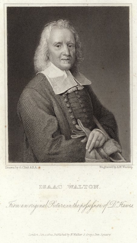 Portræt af Izaak Walton af English School