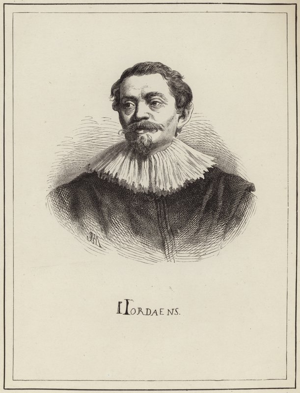 Portræt af Jacob Jordaens af English School