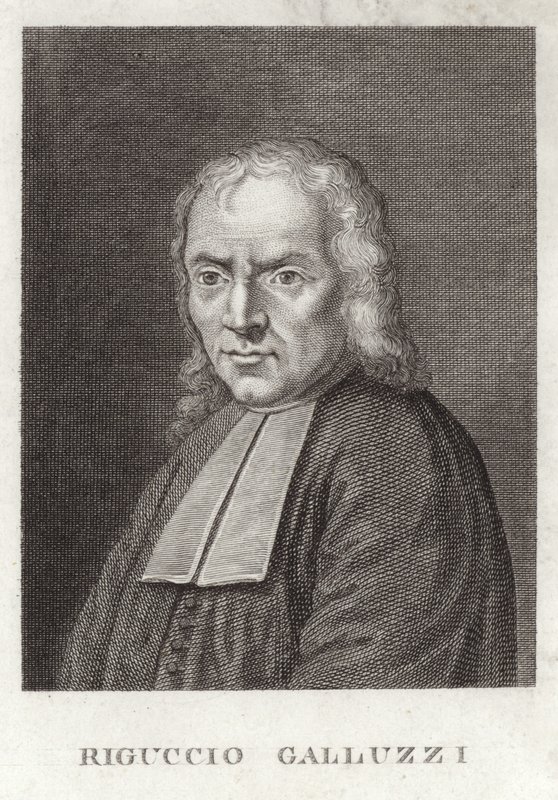 Portræt af Jacopo Riguccio Galluzzi af English School