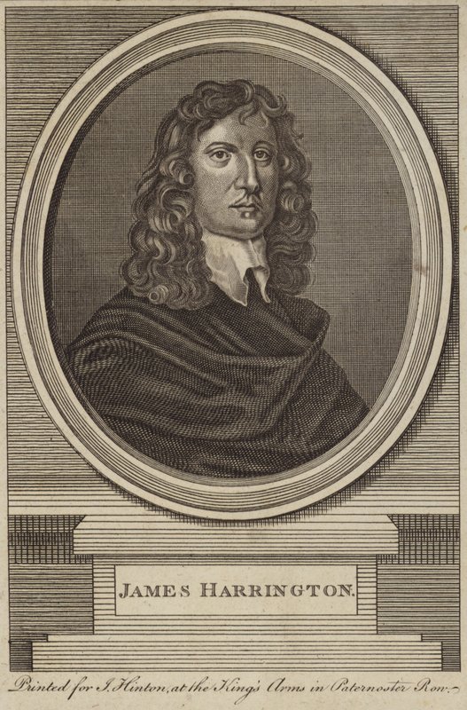 Portræt af James Harrington af English School