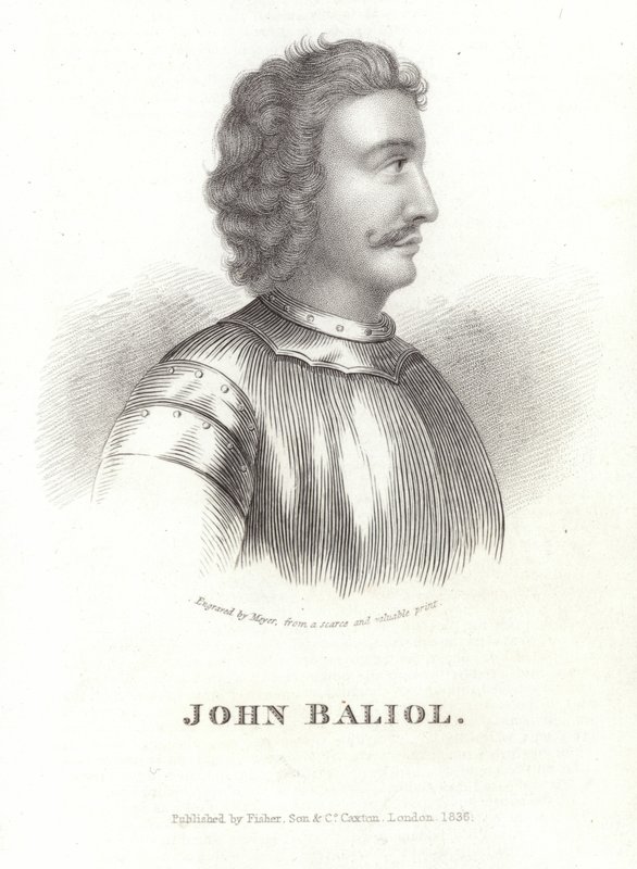 Portræt af John Balliol af English School