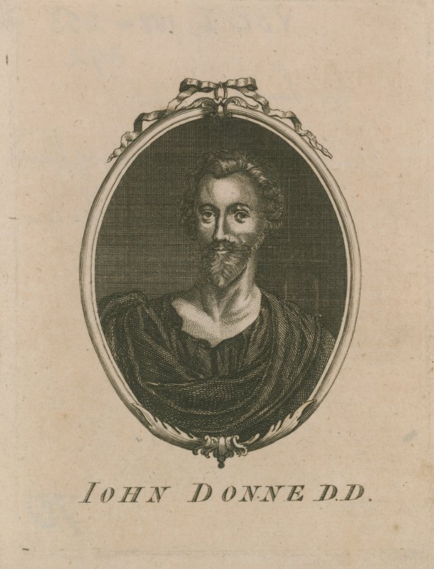 Portræt af John Donne af English School