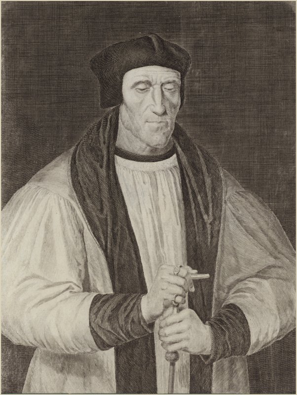 Portræt af John Foxe af English School