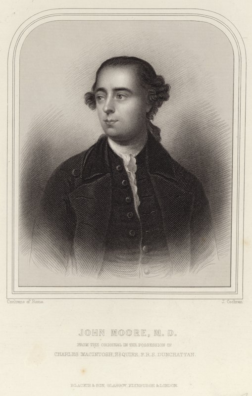 Portræt af John Moore af English School