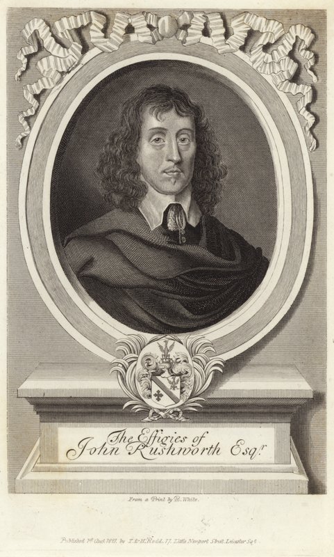 Portræt af John Rushworth af English School