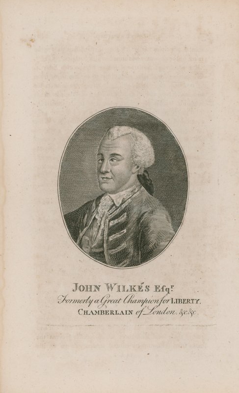 Portræt af John Wilkes af English School