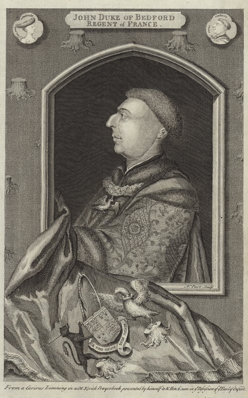 Portræt af John of Lancaster, hertug af Bedford af English School
