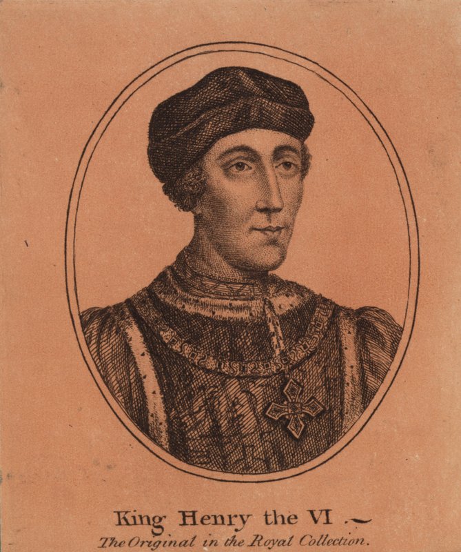 Portræt af kong Henrik VI af England af English School