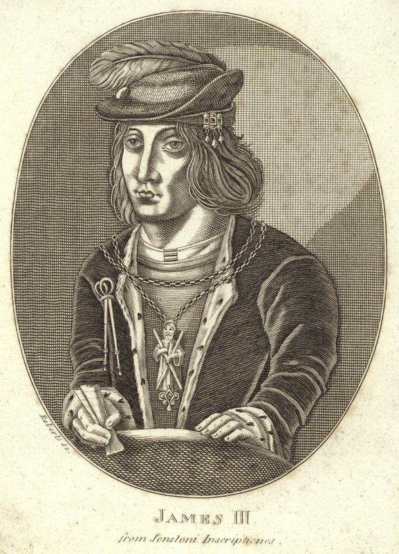 Portræt af kong James III af English School
