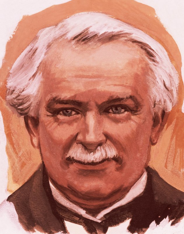 Portræt af Lloyd George af English School