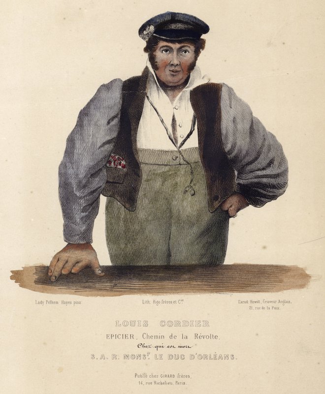 Portræt af Louis Cordier af English School