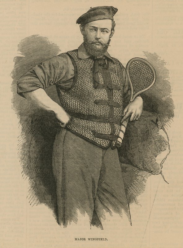 Portræt af major Walter Clopton Wingfield af English School