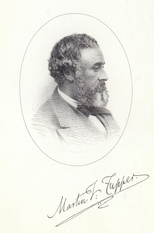 Portræt af Martin Farquhar Tupper af English School