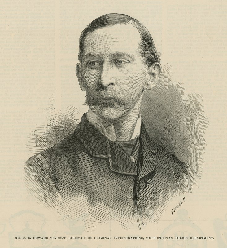 Portræt af C E Howard Vincent af English School