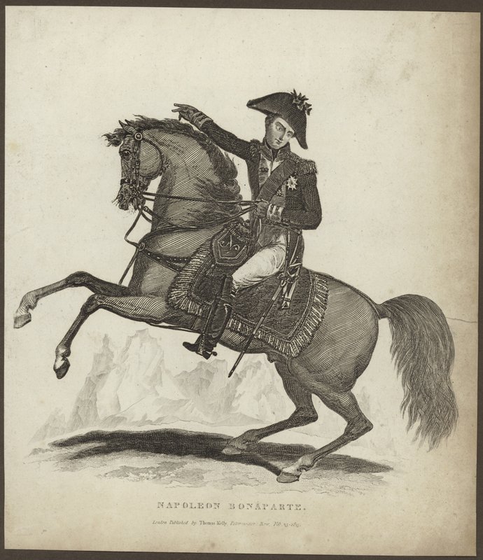 Portræt af Napoleon Bonaparte af English School