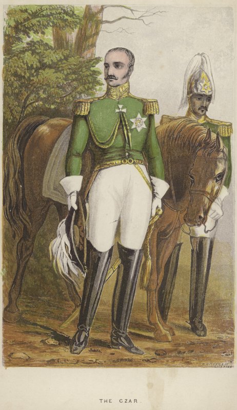Portræt af Nikolaj I af Rusland af English School