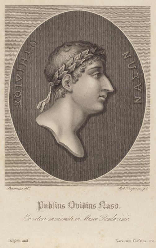 Portræt af Ovid af English School