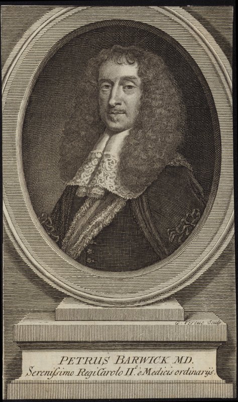 Portræt af Peter Barwick af English School