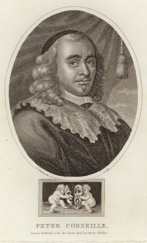 Portræt af Pierre Corneille af English School