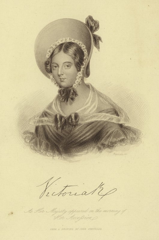 Portræt af dronning Victoria af English School