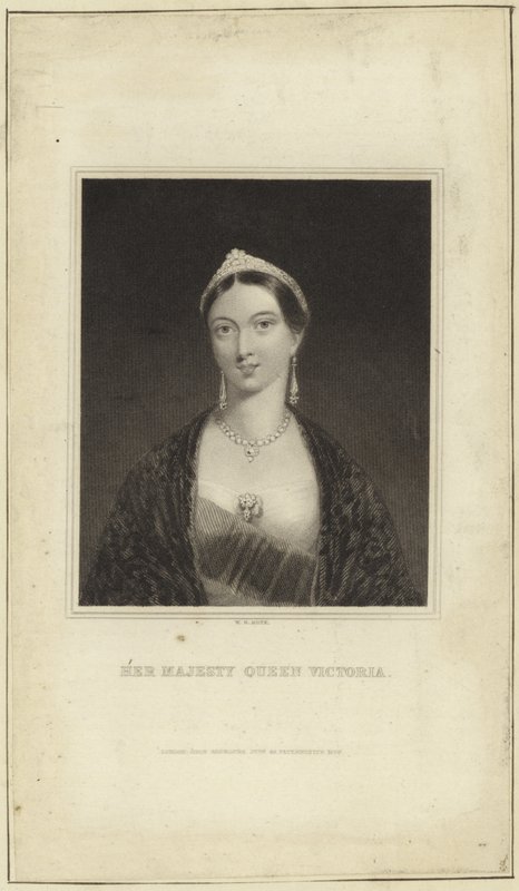 Portræt af dronning Victoria af English School
