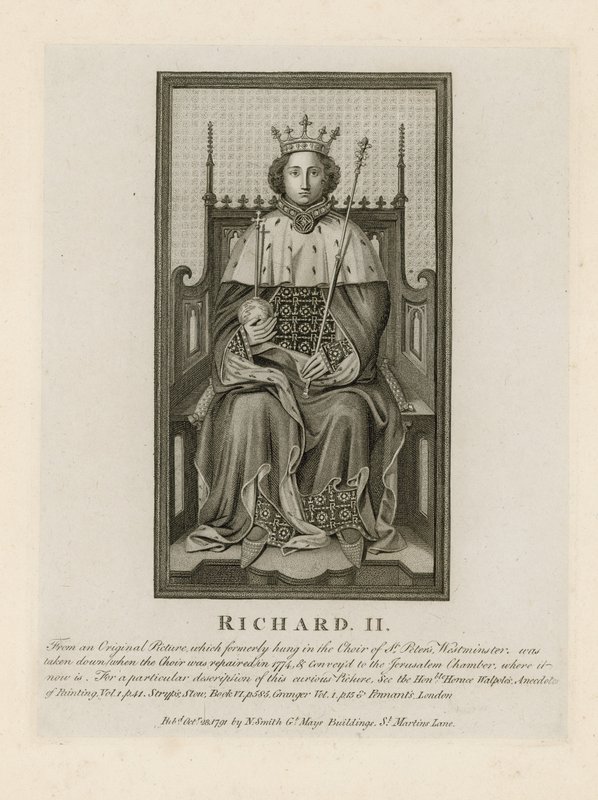 Portræt af Richard II af English School