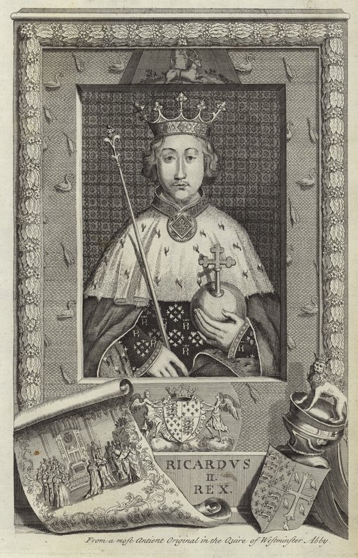 Portræt af Richard II af England af English School