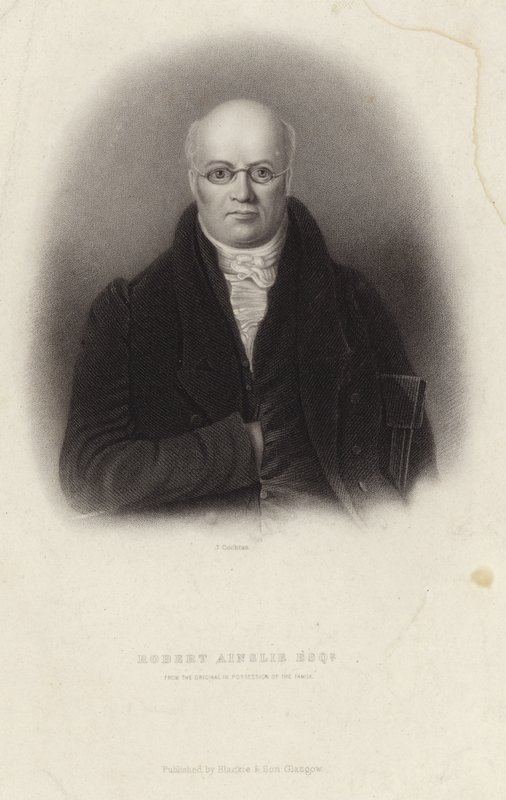 Portræt af Robert Ainslie af English School
