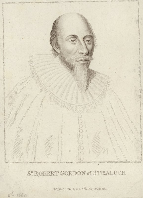 Portræt af Robert Gordon af Straloch af English School