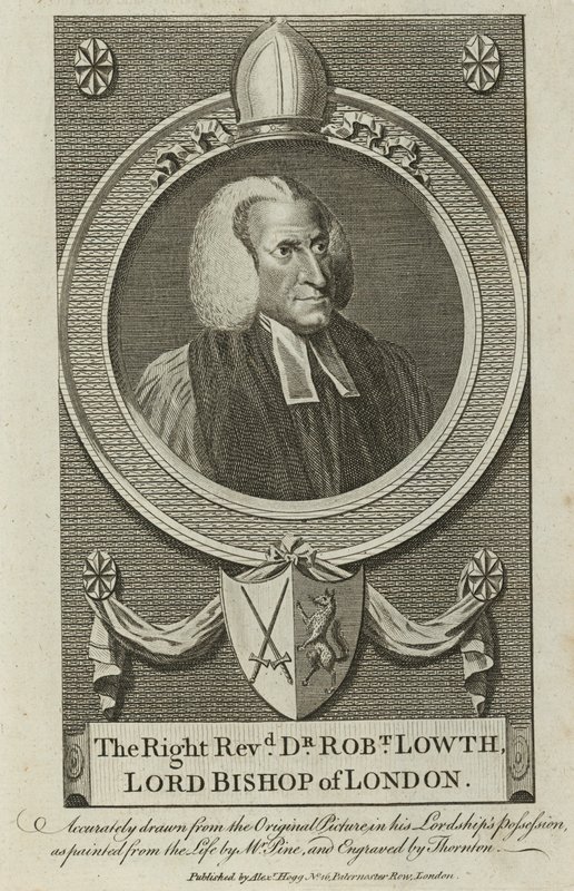 Portræt af Robert Lowth af English School