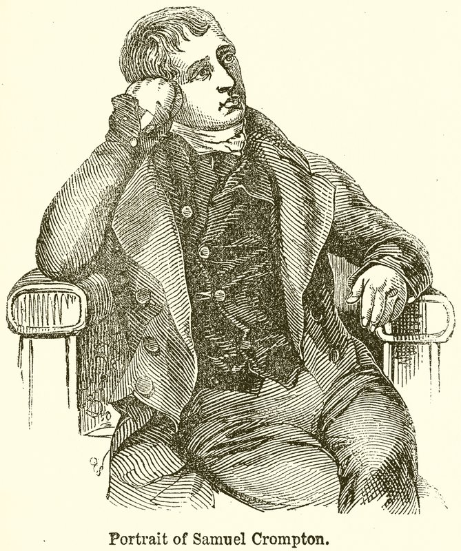 Portræt af Samuel Crompton af English School