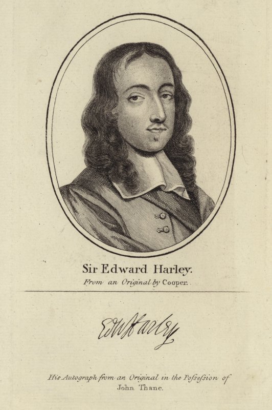 Portræt af Sir Edward Harley af English School