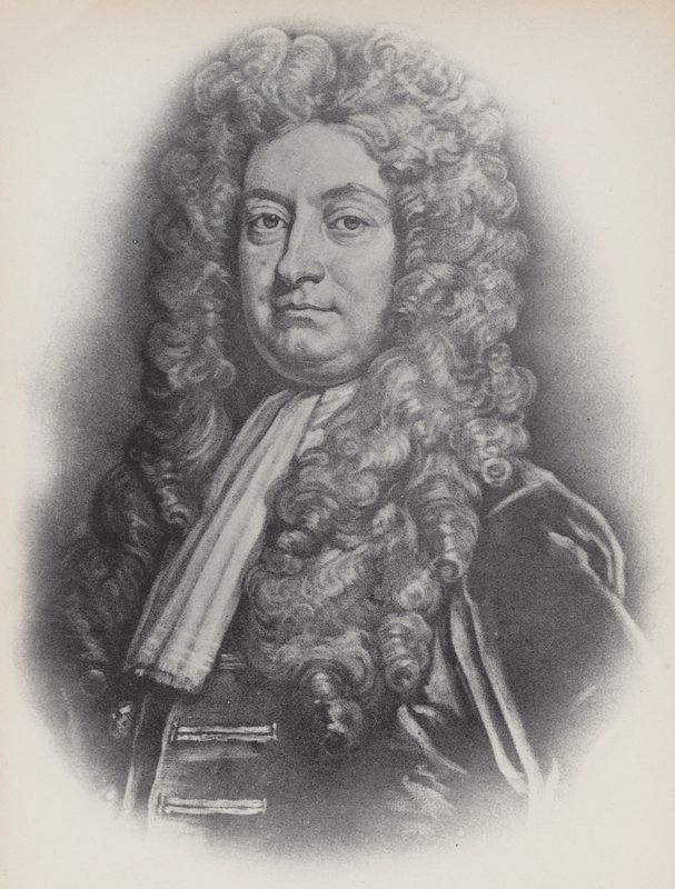 Portræt af Sir Hans Sloane, efter maleriet af Kneller (litho) af English School