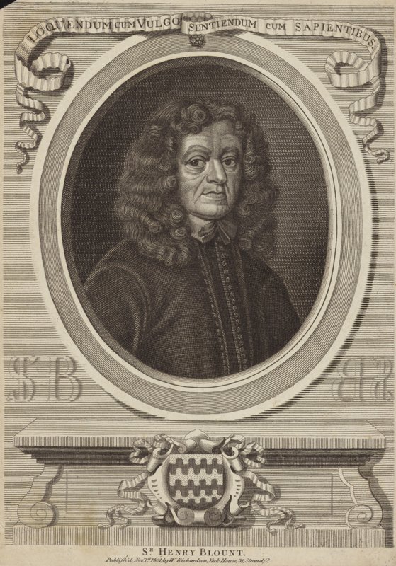 Portræt af Sir Henry Blount af English School