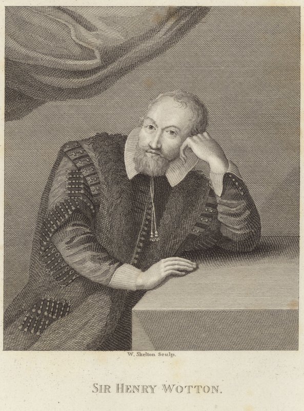 Portræt af Sir Henry Wotton af English School