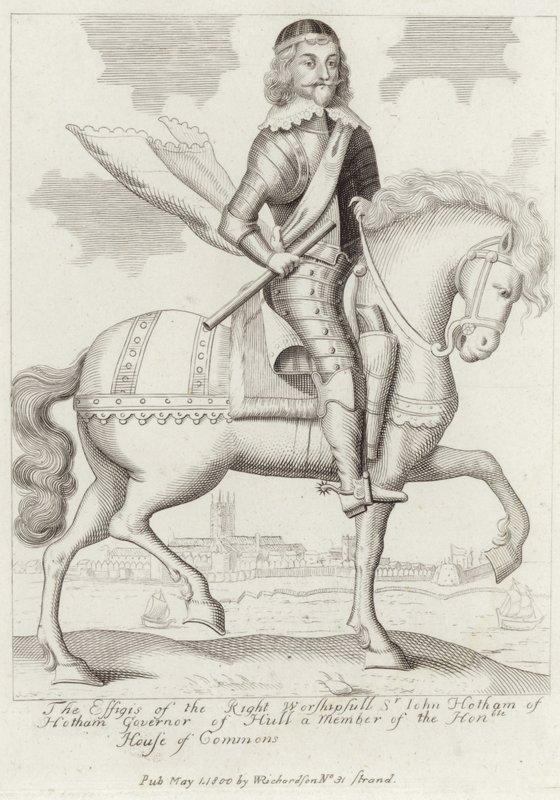 Portræt af Sir John Hotham den yngre af English School
