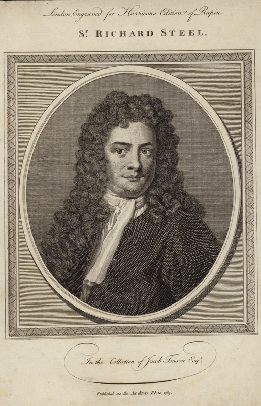 Portræt af Sir Richard Steele af English School