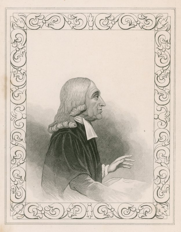 Portræt af pastor John Wesley af English School