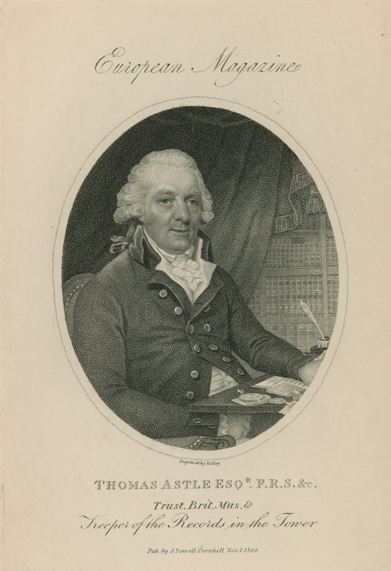 Portræt af Thomas Astle af English School