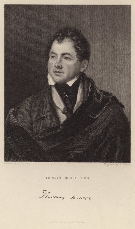 Portræt af Thomas Moore af English School