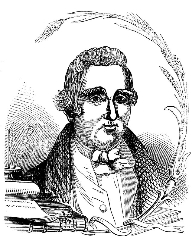 Portræt af William Cobbett (gravering) af English School
