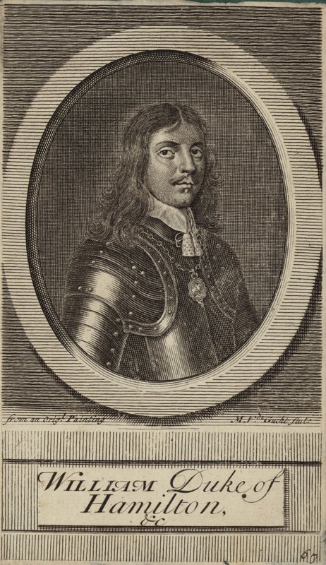 Portræt af William Hamilton, hertug af Hamilton af English School
